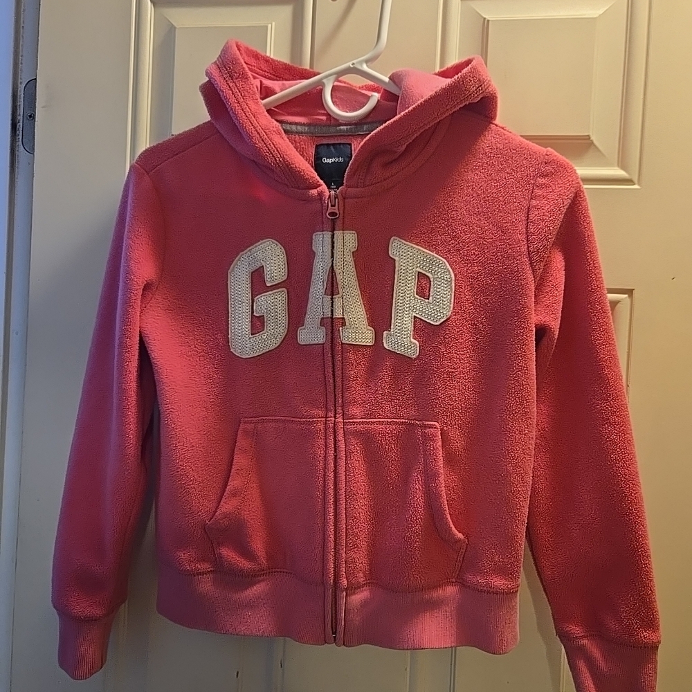 GAP Kids Bright Pink Zip-Up Hoodie